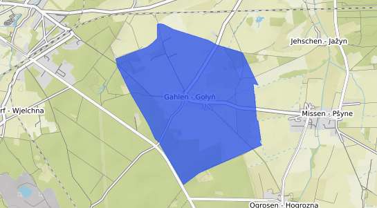 Bodenrichtwertkarte Vetschau Spreewald Gahlen